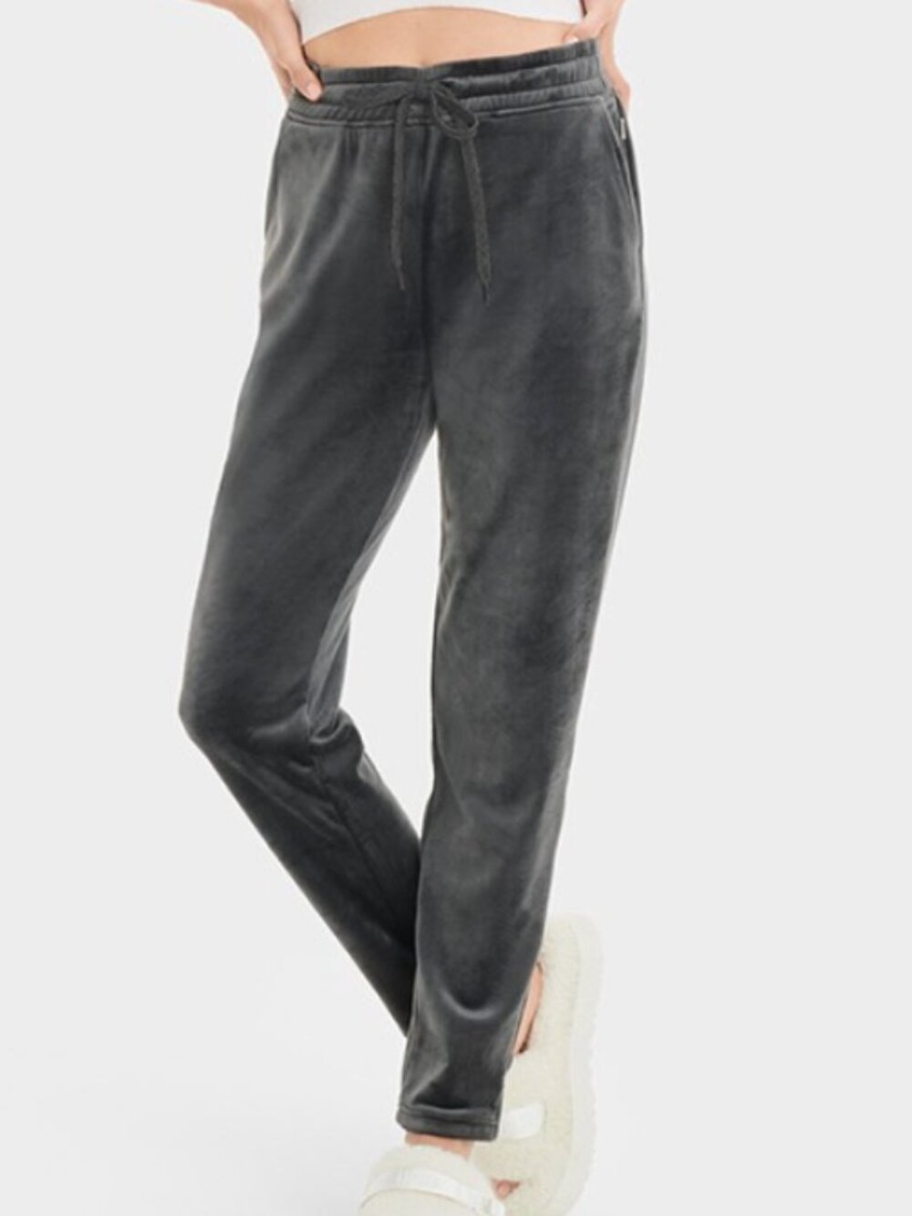 UGG Velvet Women's Haydn Joggers Drawstrings with Pockets Size XL NWT